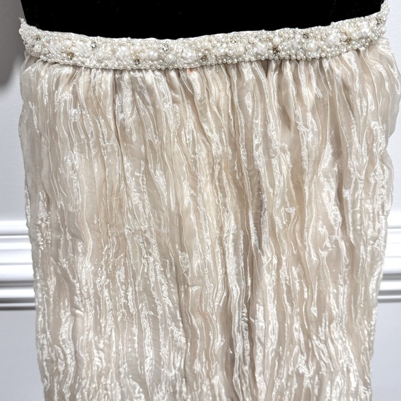 Cinderella Brand Girls Dress Black Ivory Size 4 Formal Holiday Velvet & Beads - Picture 5 of 11